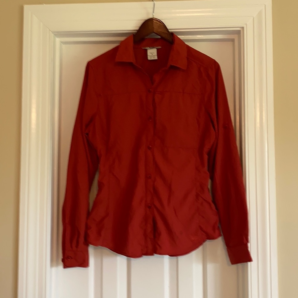 REI long sleeve button down with UPF 40+
